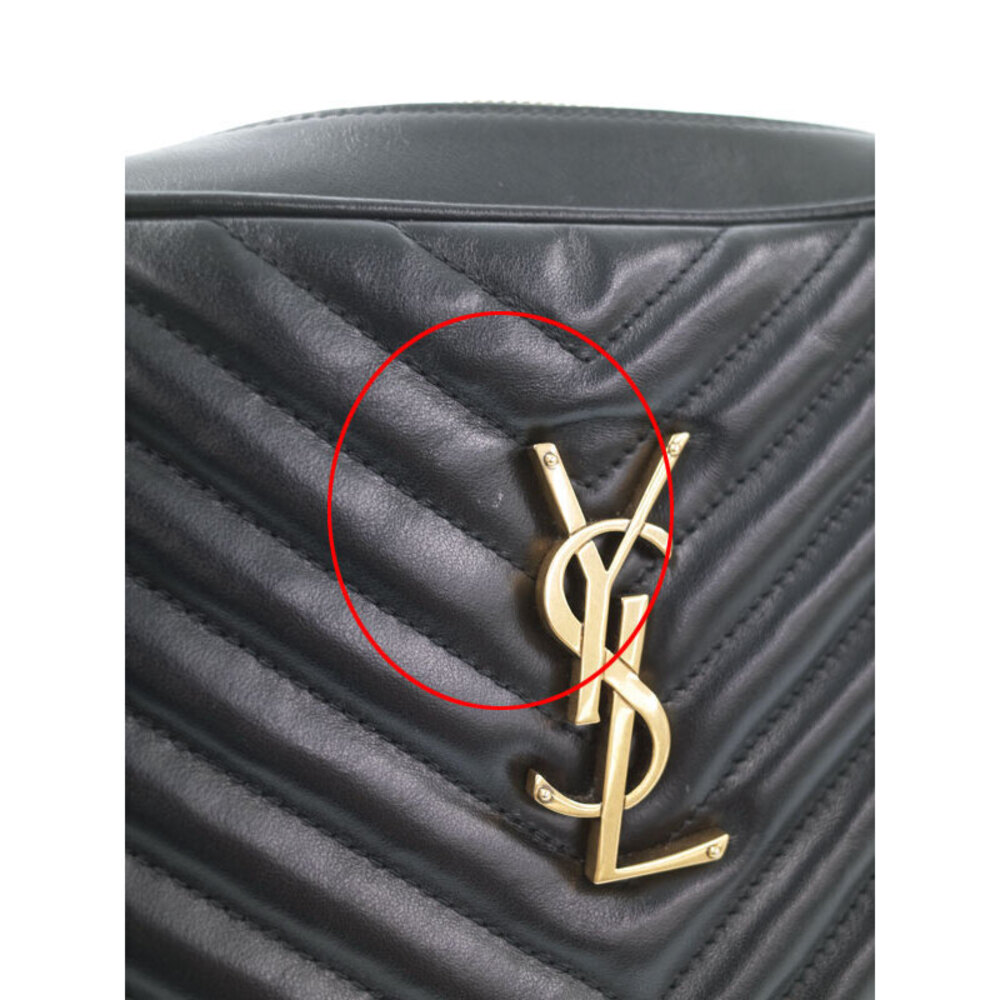 SAINT LAURENT Paris Fringe Saint Paris Lou Camera Bag Quilted Shoulder - Picture 6 of 9